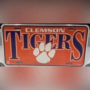Clemson car tag